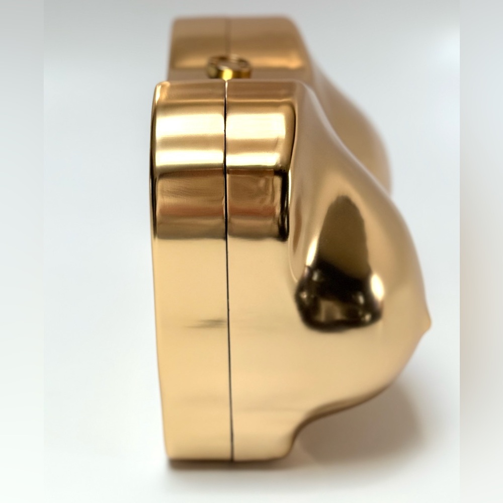 Cult Gaia Reina Clutch in Brushed Brass — $898 NWT - Picture 8 of 15